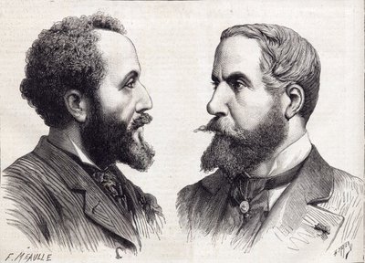 Onbekend Schilderij door Fortune Louis Meaulle