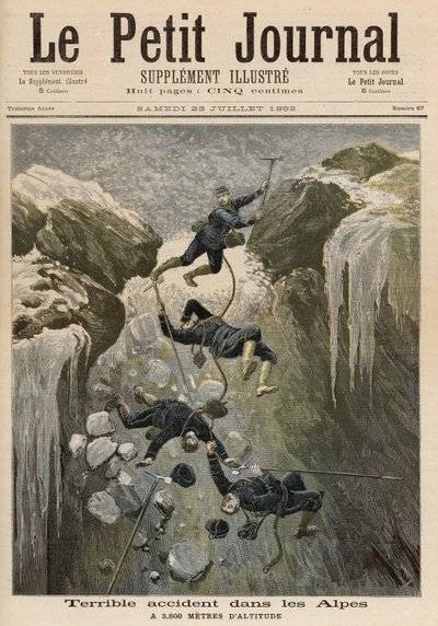 Een Vreselijk Ongeluk in de Alpen, uit 