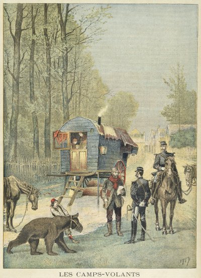 Volkstelling van reizigers in Frankrijk, uit 