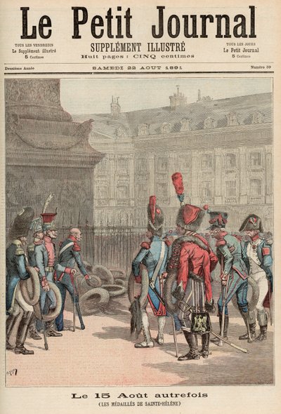 De 15e augustus van vroeger: De medailles van St. Helena, uit 