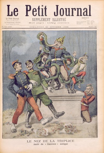 De neus van de geallieerden, naar Laocoon, uit 