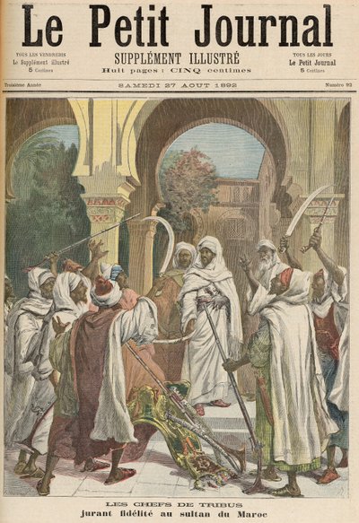 De Stamhoofden Zweren Trouw aan de Sultan van Marokko, uit 