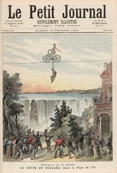 Theatre de la Gaite artiesten bij Niagara Falls, uit 