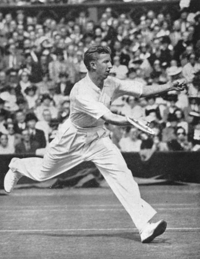 Donald Budge, 1937 door Fox Photos