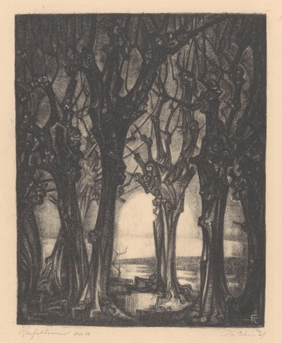 Herfstbomen door Fré Cohen (signed by artist)