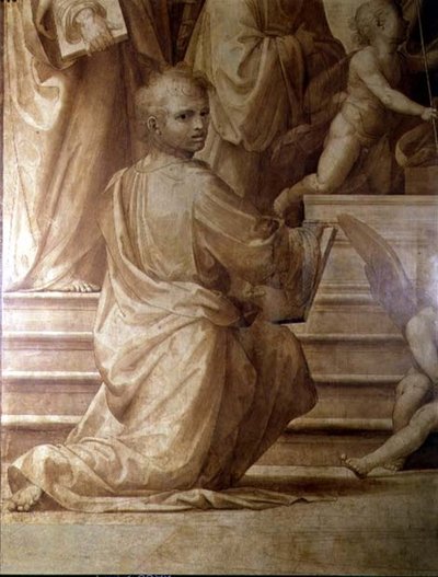 Het Grote Raad Altaarstuk, (detail) door Fra Bartolomeo