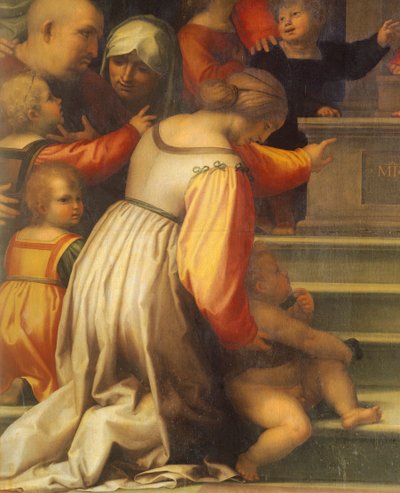 Onze-Lieve-Vrouw van Barmhartigheid door Bartolomeo della Porta bekend als Fra Bartolomeo (1472-1517) (detail) door Fra (1472 1517) Bartolomeo