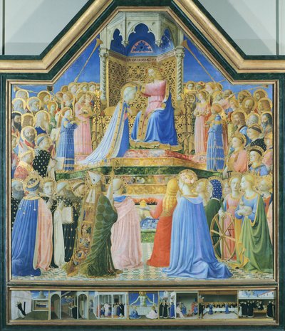 Kroning van de Maagd door Fra (c.1387 1455) Angelico