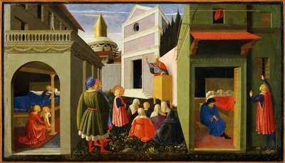 Italië, Rome, Verhalen van Sint Nicolaas door Fra (c.1387 1455) Angelico