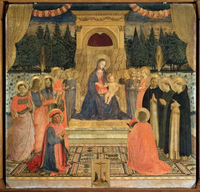 Altaarstuk van San Marco, ca. 1438-1440 door Fra  Angelico