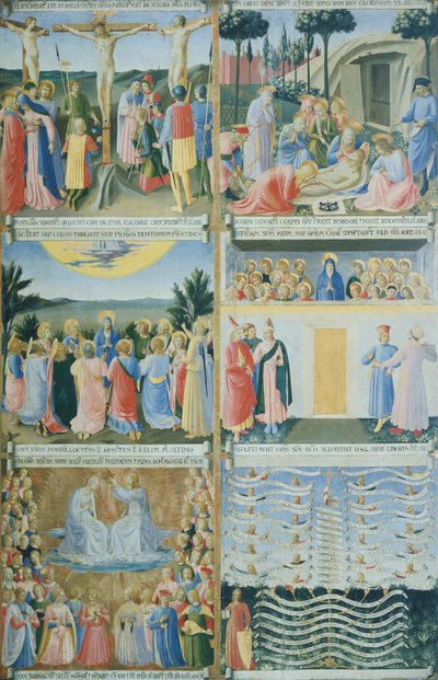 Armadio degli Argenti (Zilveren Kist) met het leven van Jezus door Fra (c.1387 1455) Angelico