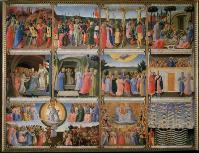 Geschiedenis van het leven van Christus door Fra  Angelico