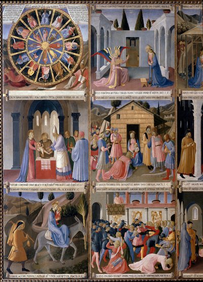 Het leven van Christus, Armadio degli Argenti door Fra  Angelico
