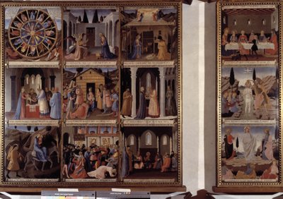 Scène uit het leven van Christus door Fra  Angelico