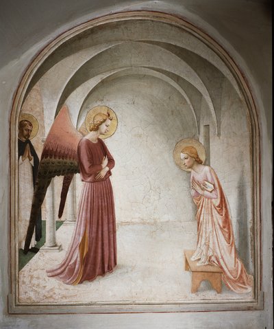 De Annunciatie door Fra  Angelico