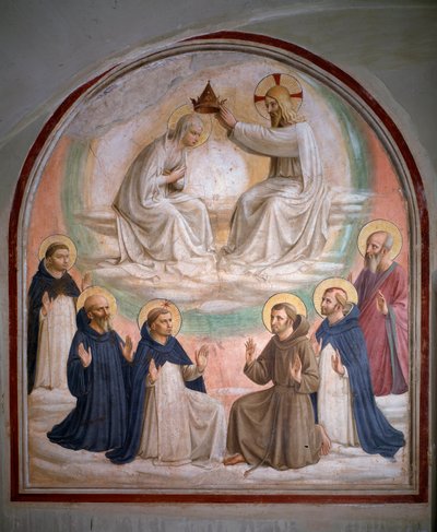 De kroning van de Maagd door Fra  Angelico