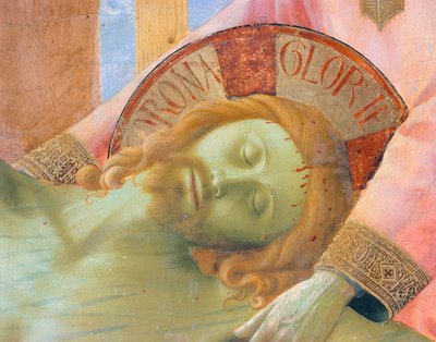 De Kruisafneming of het Altaarstuk van de Heilige Drie-eenheid, ca. 1432, door Giovanni da Fiesole bekend als Fra Angelico door Fra (c.1387 1455) Angelico
