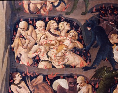 Het Laatste Oordeel: Hel door Fra  Angelico