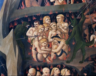 Het Laatste Oordeel: Hel door Fra  Angelico