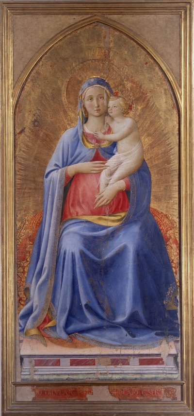 De Maagd met Kind door Fra  Angelico