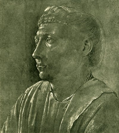 Buste van een geestelijke, c1450, 1943 door Fra Angelico