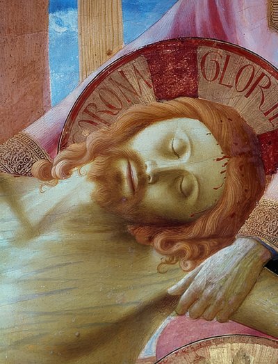 Kruisafneming. (detail) 1437 door Fra Angelico
