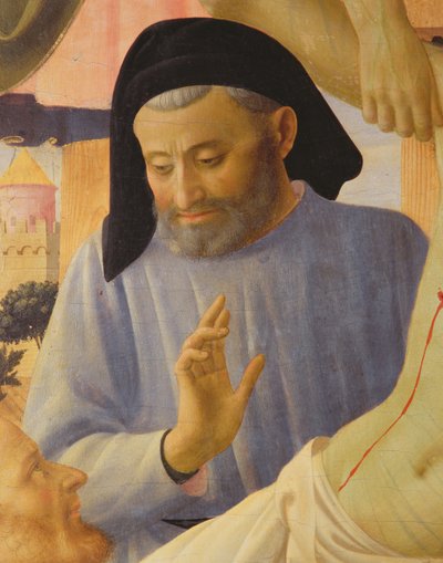 Santa Trinita (detail) door Fra Angelico