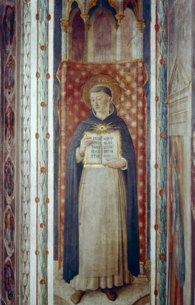 Sint Thomas van Aquino, midden 15e eeuw door Fra Angelico