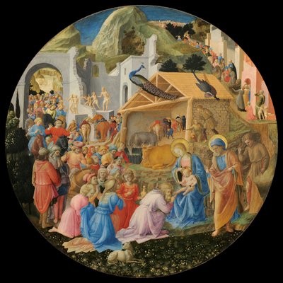 De aanbidding der wijzen door Fra Angelico