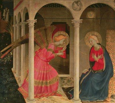 De annunciatie door Fra Angelico