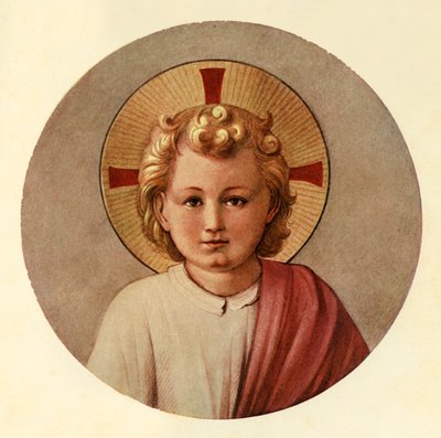 Het kindje Jezus, 15e eeuw, ca. 1909 door Fra Angelico