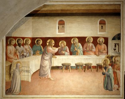 De communie van de heiligen door Fra Angelico