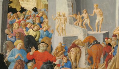 De aanbidding der wijzen door Fra Angelico and Fra Filippo Lippi