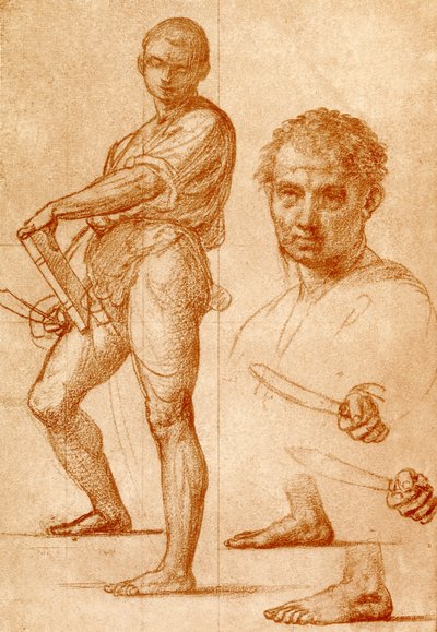 Studie van St. Bartholomeus door Fra Bartolomeo