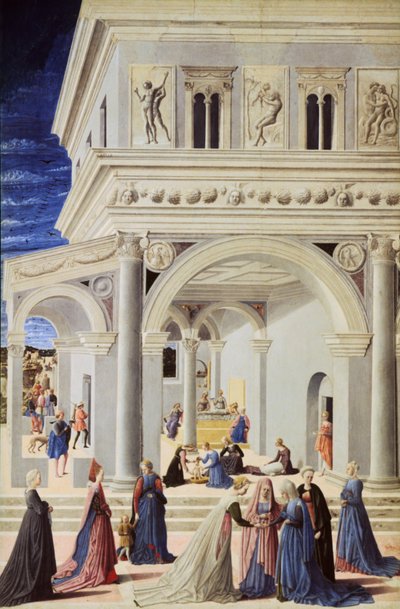 De geboorte van de Maagd, 1467 door Fra Carnevale