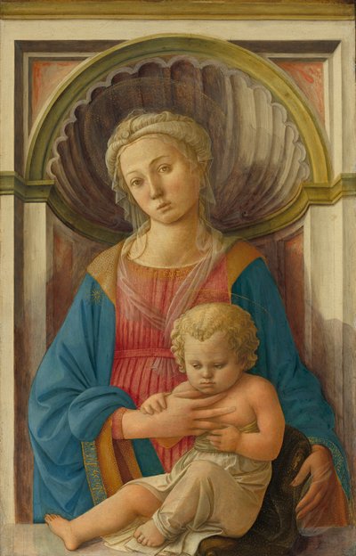Madonna en kind door Fra Filippo Lippi