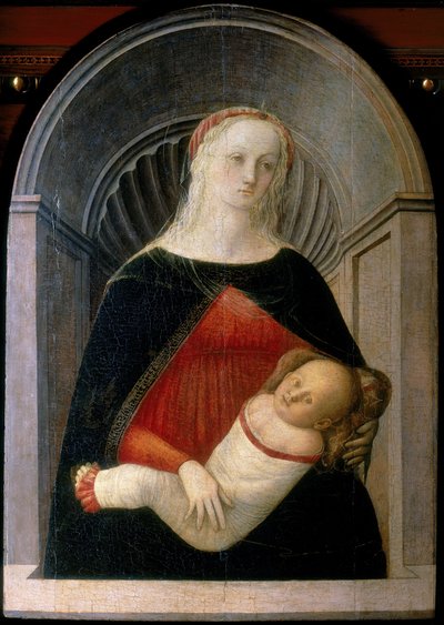 Madonna en Kind, c.1450 door Fra Filippo Lippi
