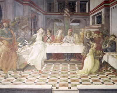 Het feest van Herodes door Fra Filippo Lippi
