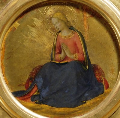 Aankondiging van de Maagd Maria uit het Perugia Altaarstuk, ca. 1437 door Fra Giovanni Angelico da Fiesole
