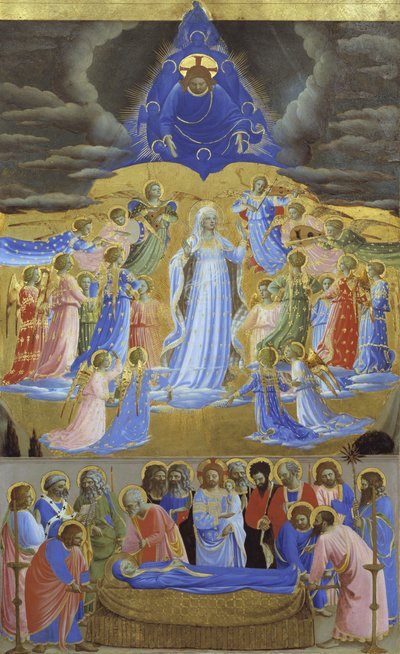 Dood en Hemelvaart van de Maagd, ca. 1432 door Fra Giovanni Angelico da Fiesole