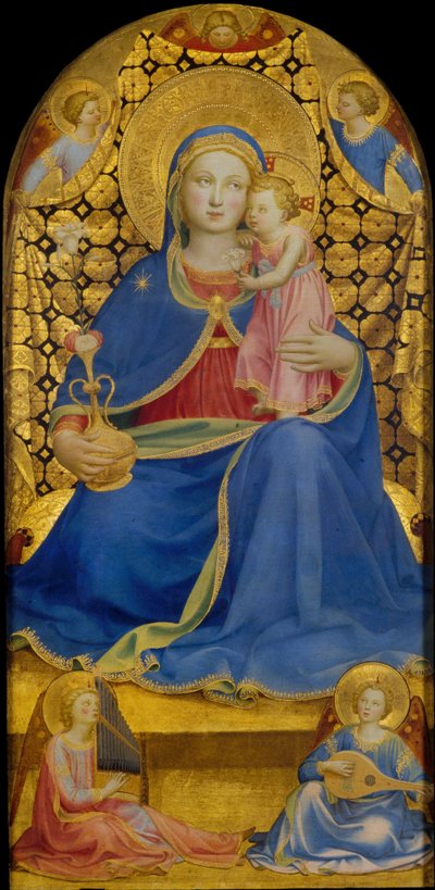 De Maagd van Nederigheid door Fra Giovanni Angelico da Fiesole