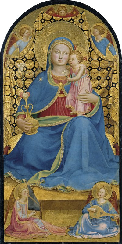 De Maagd van Nederigheid Madonna dell Umiltà, c. 1433-1434 door Fra Giovanni Angelico da Fiesole