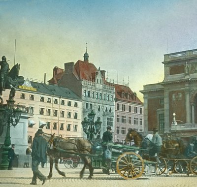 Gustav Adolfsplein, Stockholm, Zweden, late 19e- vroege 20e eeuw door Fradelle and Young