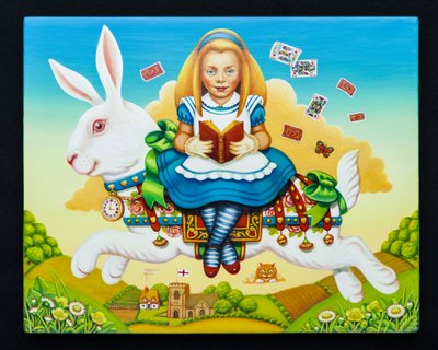 Alice en het witte konijn, 2013 door Frances Broomfield