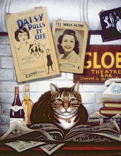 Beerbohm, de theaterkat door Frances Broomfield