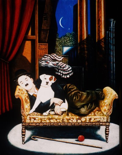 Charlie Chaplin en Scraps door Frances Broomfield