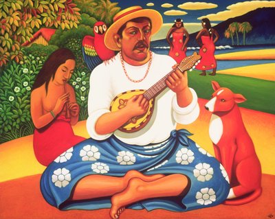 Gauguins Fantasie Eiland door Frances Broomfield