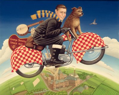 George Formby - Snelheidsduivel door Frances Broomfield