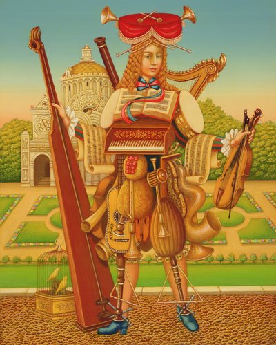 De Muzikantentuin door Frances Broomfield