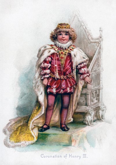 Kroning van Hendrik III door Frances Brundage